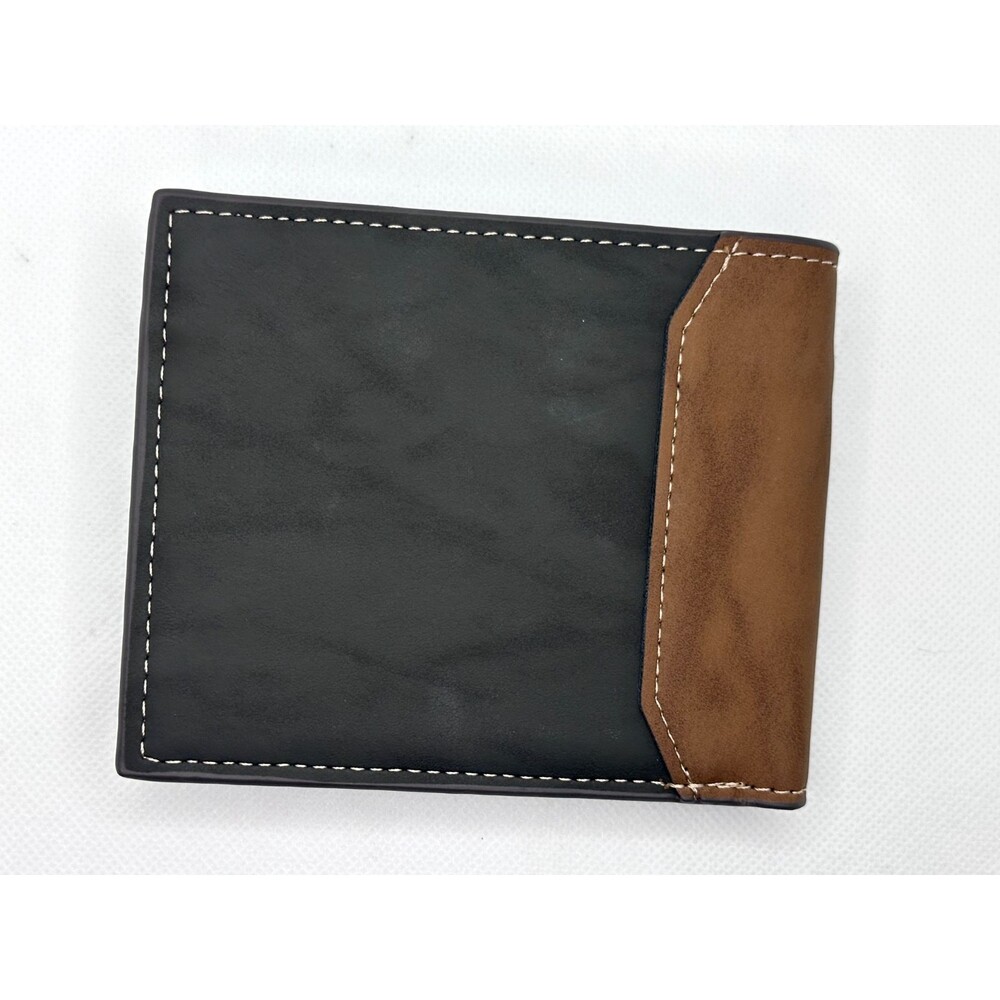 Fashion Men's Bifold Leather Wallet ID Credit Card Holder Billfold Purse Clutch - Picture 5 of 5